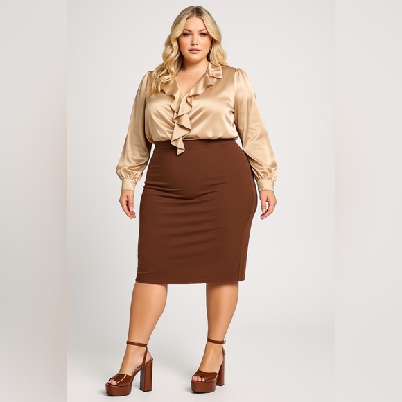 Brand New Bamboo Platform Heels Size 10 - Picture 3 of 17